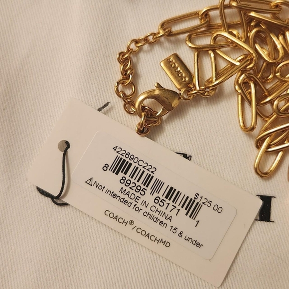 NWT Coach Tabby Purse Necklace - Picture 4 of 4